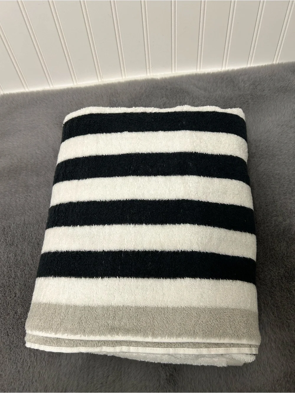 West Elm Biarritz stripe beach towel